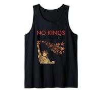No Kings in America Statue de la Liberté Art Floral Botanique Débardeur