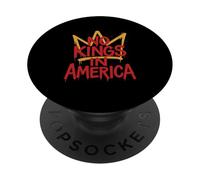 No Kings in America Street Art Pro Democracy Political PopSockets PopGrip Adhésif