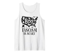 No Kings in America Under Distress Resist Fascism Halloween Débardeur