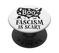No Kings in America Under Distress Resist Fascism Halloween PopSockets PopGrip Adhésif