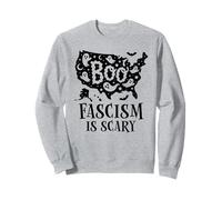 No Kings in America Under Distress Resist Fascism Halloween Sweatshirt