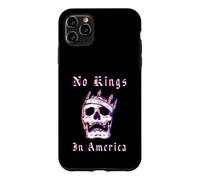 No Kings in American Retro Glitch Style Graphic Political Coque pour iPhone 11 Pro Max