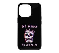 No Kings in American Retro Glitch Style Graphic Political Coque pour iPhone 13 Pro