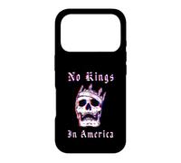 No Kings in American Retro Glitch Style Graphic Political Coque pour iPhone 17 Pro