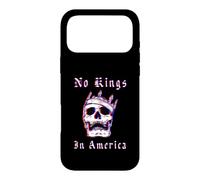 No Kings in American Retro Glitch Style Graphic Political Coque pour iPhone 17 Pro Max