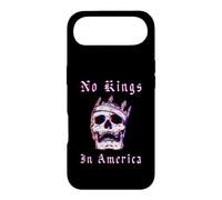 No Kings in American Retro Glitch Style Graphic Political Coque pour iPhone Air