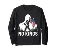 No Kings - Jour de l'indépendance Patriotique du 4 Juillet Manche Longue