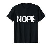No Kings Nope Protest Sign Horizontal T-Shirt Graphique avec Valeur
