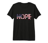 No Kings Nope Protest Sign Horizontal US Flag T-Shirt Haut de Gamme