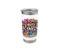 No Kings Octobre 2026 Protest March LGBTQ Gay Pride Gobelet isotherme en acier inoxydable double paroi