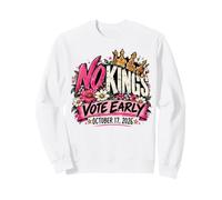 No Kings Octobre 2026 Protest Vote de mi-mandats Floral Féministe Sweatshirt