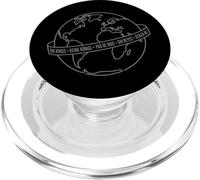No Kings Pas de Rois Démocratie Globe Terrestre PopSockets PopGrip pour MagSafe