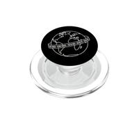 No Kings Pas de Rois Démocratie Globe Terrestre PopSockets PopGrip pour MagSafe