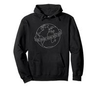 No Kings Pas de Rois Démocratie Globe Terrestre Sweat à Capuche