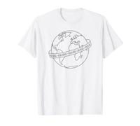 No Kings Pas de Rois Démocratie Globe Terrestre T-Shirt Graphique avec Valeur