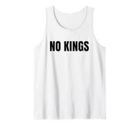 No Kings Pas de Rois Protestation Démocratie Message Débardeur