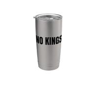 No Kings Pas de Rois Protestation Démocratie Message Gobelet isotherme en acier inoxydable double paroi