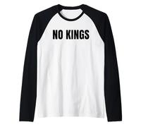 No Kings Pas de Rois Protestation Démocratie Message Manche Raglan
