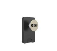 No Kings Pas de Rois Protestation Démocratie Message PopSockets PopWallet pour MagSafe