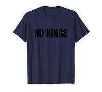 No Kings Pas de Rois Protestation Démocratie Message T-Shirt