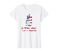 NO Kings - Pas de Rois T-Shirt Graphique avec Valeur, Femme, Blanc, M