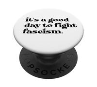 No Kings Protect Democracy It's A Good Day to Fight Fascism PopSockets PopGrip Adhésif
