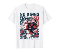 No Kings Protest 28 Mars 2026 Résister aux Femmes féministes T-Shirt