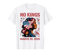 No Kings Protest 28 Mars 2026 Résister féministe Latina Women T-Shirt