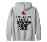 No Kings Protest Sign,Anti Fascism No Corruption No Monarchs Sweat à Capuche