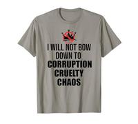 No Kings Protest Sign,Anti Fascism No Corruption No Monarchs T-Shirt