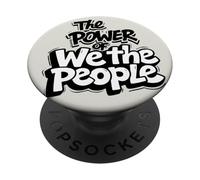 No Kings Protest The Power of We The People March PopSockets PopGrip Adhésif