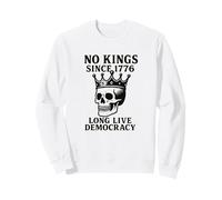 No Kings Since 1776 - Design Patriotique Pro-démocratie Sweatshirt