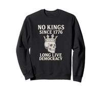 No Kings Since 1776 - Design Patriotique Pro-démocratie Sweatshirt