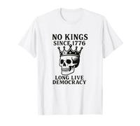 No Kings Since 1776 - Design Patriotique Pro-démocratie T-Shirt