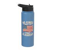 No Kings Since 1776 Fight Oligarchy Stainless Steel Insulated Water Bottle
