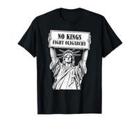 No Kings Statue of Liberty Fight Oligarchy T-Shirt