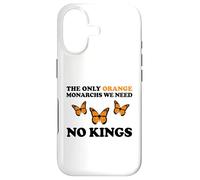 No Kings The Only Orange MONACHRS WE Need Butterfly Coque pour iPhone 17