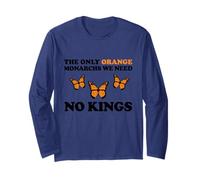 No Kings The Only Orange MONACHRS WE Need Butterfly Manche Longue