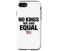 No Kings We are Equal Freedom Equality Drapeau USA Texte Graphique Coque pour iPhone SE (2020) / 7/8