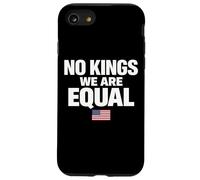 No Kings We are Equal Freedom Equality Drapeau USA Texte Graphique Coque pour iPhone SE (2020) / 7/8