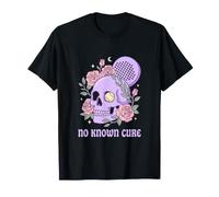 No Known Cure Padel Addict Pastel Goth Skull and Roses Art T-Shirt