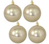 No l par Krebs 4 100 mm Champagne brillant dor 4 pi ces solide de qualit commerciale en plastique incassable pour int rieur et ext rieur