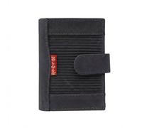 No Limits Porte-cartes de crédit pour homme en cuir véritable effet nubuck, mécanisme à déclenchement Pop-up, portefeuille compact, avec poche billets et pièces de monnaie, avec boîte, gris anthracite