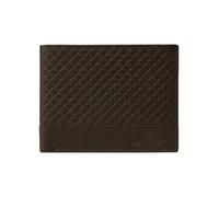 No Limits Portefeuille homme en cuir véritable, élégant design tressé, avec boîte cadeau en bois, Tête de maure 292, Classico, 292