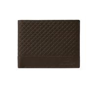 No Limits Portefeuille homme en cuir véritable, élégant design tressé, avec boîte cadeau en bois, Tête de maure 270, Senza Portamonete, 270