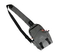 No Limits Sac à dos à épaule pour homme imperméable, avec bandoulière réglable et poche anti-vol, multipoches, gris