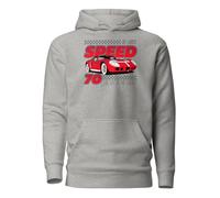 No Limits Speed 70 Live Life Sweat à capuche unisexe pour adulte, Anthracite, XXL