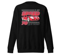 No Limits Speed 70 Live Life Sweat-shirt unisexe pour adulte, Noir , XXL