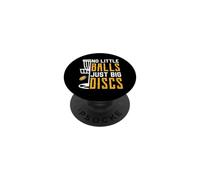 No Little Balls Just Big Discs. Disque de Golf Amusant PopSockets PopGrip Adhésif