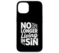 No Longer Living in Sin Mariage Couple de Mariage - Coque pour iPhone 13